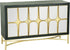 KOMO WOODEN CABINET W/MIRROR GOLD/BLACK 122X40X79CM/CODE 3-50-280-0014