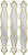 SET PASQYRA 3 COPE  WALL MIRROR GOLD 13Χ2Χ80CM/CODE 3-95-413-0006