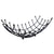 FRUTJERE METAL BLACK FRUIT BASKET 44.5CM/CODE MTT315