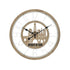 ORE MURI WOOD/METAL WALL CLOCK NATURAL/WHITE D60X5 / CODE 3-20-484-0462