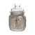 VAZO QELQI GLASS JAR CLEAR D7,5Χ12,5CM/CODE 3-60-686-0002