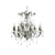 ABAZHUR TAVANI METAL CEILING LUMINAIRE W/6 LIGHTS CHAMPAGNE/WHITE Φ60Χ50/100 / CODE 3-10-048-0020