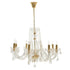 NDRICUES GLASS/PLEXI CHANDELIER W/8 LIGHTS CLEAR/GOLD D82Χ70CM/CODE 3-10-917-0062