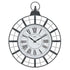 ORE METAL/WOOD WALL CLOCK BLACK/WHITE 60Χ5Χ75CM/CODE 3-20-812-0032