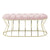 POLTRON VELVET BENCH PINK 110X50X47/CODE 3-50-012-0010