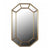 PASQYRE MURI METAL WALL MIRROR GOLD 56Χ3Χ90CM/CODE 3-95-161-0051
