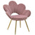 POLTRON VELVET CHAIR PINK 73X76X60/43 / CODE 3-50-372-0014