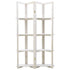 NDARESE AMBIENTI WOODEN SHELF/SCREEN ANT.WHITE 100Χ35Χ170 / CODE 3-50-299-0002