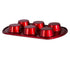 FORME KEKU 6 pcs muffin pan, burgundy/26.5X17.5X3cm/CODE BH/1817