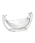 MBAJTESE FRUTASH METAL HANGING FRUIT BASKET SILVER 30X22X17 / CODE 6-60-373-0028