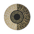 PJATANCE S/6 CERAMIC DESSERT PLATE GOLD/BLACK D17 / CODE 3-60-022-0006