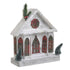 DEKOR ME NDRICIM WOODEN HOUSE DECO W/LED NATURAL/WHITE 28X11X32/CODE 2-70-002-0061