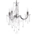 ABAZHUR TAVANOR  ACRYLIC/GLASS CHANDELIER W/3 LIGHTS  IN CLEAR COLOR D-38Χ55/110CM/CODE 3-10-917-0030