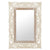 PASQYRE MURI WOODEN WALL MIRROR ANTIQUE BEIGE/WHITE 70Χ2,5Χ100 / CODE 3-95-147-0013