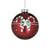 S/6 TOPA PEME GLASS XMAS BALL RED Φ8 / CODE 2-70-849-0013