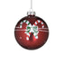 S/6 TOPA PEME GLASS XMAS BALL RED Φ8 / CODE 2-70-849-0013