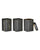 VAZO S/3 METAL COFFEE/SUGAR/TEA JAR MARBLE LOOK 11X11X16.5/CODE 6-60-181-0001