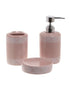 SET TUALETI S/3 CERAMIC BATH SET PINK/WHITE D7X16/CODE 6-65-151-0004