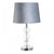 ABAZHUR TAVOLINE METAL/PLEXI TABLE LUMINAIRE CLEAR/GREY D30X50CM/CODE 3-15-620-0063