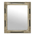 PASQYRE MURI WOODEN WALL MIRROR CHAMPAGNE/BLACK 57X6X67 (2Η) / CODE 3-95-261-0151