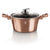 TENXHERE GATIMI /Casserole with lid 20 cm, Rose Gold Collection/CODE BH-1514N