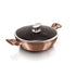 TENXHERE GATIMI Shallow pot with lid 28 cm, Rose Gold Collection/CODE BH/1519N