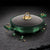 TENXHERE E CEKET/Shallow pot with lid, 28 cm, Emerald Collection/CODE BH-6060