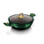 TENXHERE E CEKET/Shallow pot with lid, 28 cm, Emerald Collection/CODE BH-6060