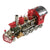 DEKOR LOKOMOTIVE METAL TRAIN IN RED COLOR 16X6X9 / CODE 3-70-726-0150
