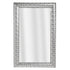 PASQYRE METAL WALL MIRROR SILVER 36Χ2Χ56