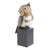 DEKOR BUF POLYRESIN OWL BROWN/GOLDEN 11Χ8Χ24CM/CODE 3-70-547-0671