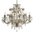 NDRICUES METAL CHANDELIER W/8 LIGHTS CHAMPAGNE/CLEAR 60X60X55CM/CODE 3-10-048-0014