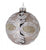 DEKOR PEME KRISHTLINDJESH S/6 PL XMAS BALL SILVER/WHITE D8 / CODE 2-70-603-0060