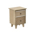 KOMODINE DRURI WOODEN BEDSIDE NATURAL/BEIGE 30Χ25Χ41 / CODE 6-50-861-0003