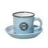 SET 6 FILXHAN CAPPUCCINO ME PJATE"BLU"/CODE HUN309K6