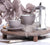 SET/6 FILXHANE KAPUCINO STONEWARE  CUP WITH SAUCE220CC/CODE HUN409K6