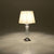 ABAZHUR TAVOLINE GLASS/METAL TABLE LAMP IN BEIGE COLOR D28X52CM/CODE 3-15-711-0054