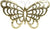 DEKOR MURI  BUTTERFLY GOLD 50X4X30CM/ CODE  3-70-386-0122