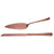 SET THIKE SPATUL  SERVIRJE EMBELSIRE DURABLE  ROSE GOLD MATT /CODE 45.041.05