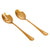 SET LUGE SERVIRJE SALLATE SALAD  DURABLE GOLD MATT/CODE 45.045.03