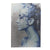 PIKTURE MURI CANVAS WALL PAINTING FEMALE FIGURE BLUE/GREY 80Χ120CM/CODE 3-90-859-0086