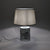 ABAZHUR TAVOLINE CERAMIC TABLE LUMINAIRE SILVER D43X62 / CODE 3-15-959-0055