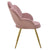 POLTRON VELVET CHAIR PINK 73X76X60/43 / CODE 3-50-372-0014