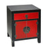 KOMODINE DRURI KUQ E ZI 45X34X55 / CODE NEZ112