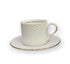 SET FILXHANE 6 COPE TEA CUPSAUCER POLO GOLD /CODE  SET34.001.16GL