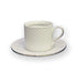 SET FILXHANE 6 COPE TEA CUPSAUCER POLO PLATINE /CODE  SET34.001.16PL