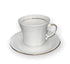 SET FILXHAN 6 COPE TEA CUP/SAUCER KAMELIA GOLD/CODE SET41.001.16GL