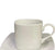 SET FILXHANE 6 COPE COFFEE CUP/SAUCER QUADRO WHITE/CODE SET55.000.17
