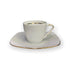 SET FILXHAN 6 COPE COFFEE CUP/SAUCER NAGOYA / I GOLD/CODE SET50.001.17 GL