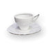 SET FILXHANE 6 COPE COFFE CUPSAUCER TRIC  PLATIN/CODE SET35.001.17PL